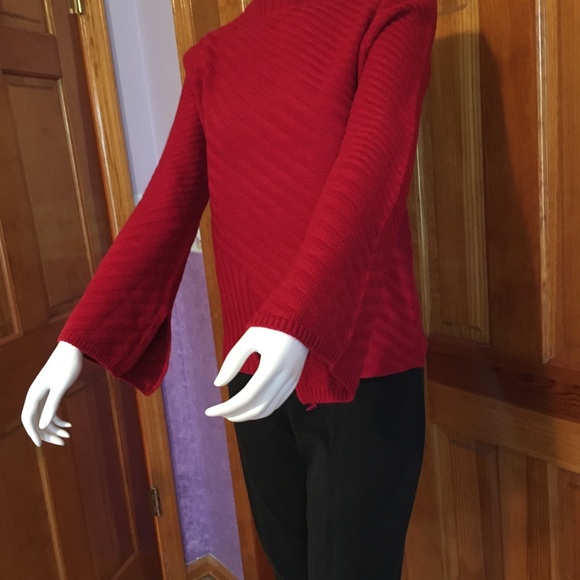 Renuar Sweaters - Renuar Red Crew Neck Sweater